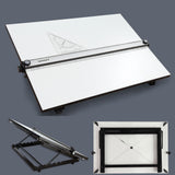 Isomars Drawing & Drafting Board Table Model with Parallel Motion Ruler | Professional Drafting & Technical Drawing Board