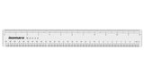 Clear Plastic Multifunction Technical Design Ruler for Students and Professionals