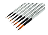 Complete Beginner Painting Kit with Color Palette and 7 Round Brushes