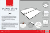 Isomars Professional drafting board with parallel ruler, foldable stand & carry handle for precise technical drawing