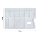 Isomars Artist Colour Palette, 25 Wells, Large Paint Mixing Tray