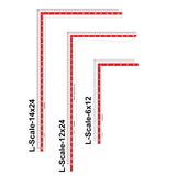 Isomars Fashion Designing Tailoring Scale Set of 8 Rulers