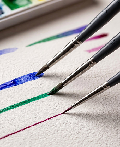 Fine Detail Art Brush Set For Artists Students And Hobby Painters