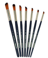 Isomars Deer Foot Paint Brush Set – Set of 7 Artist Brushes for Acrylic, Watercolor, Oil & Texture Effects – Ideal for Fur, Foliage, Stippling & Dry Brush Techniques