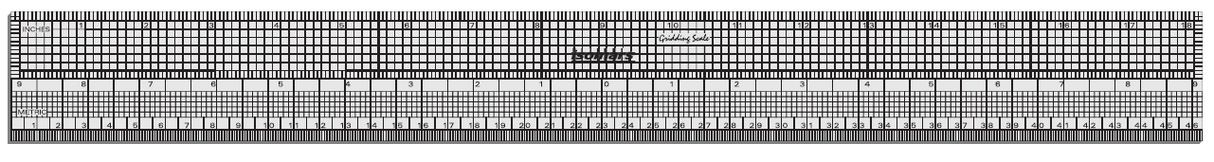 Isomars Fashion Designing Kit, Tailoring Scale Set of 8, L-Square, Straight, Curved Rulers for Quilting and Tailoring
