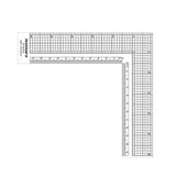 Isomars Grid L - Ruler 6" For Tailoring and General Purpose |Quilting Rulers for Fashion Designing