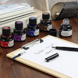 Isomars Fountain Pen Ink Set of 10 Colors, 65ml Each Bottle, Quick Drying, Non-Clogging Formula, Smooth Ink Flow, Vibrant Archival Inks for Fountain Pens, Calligraphy & Writing