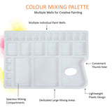 Isomars Artist Colour Palette, 25 Wells, Large Paint Mixing Tray
