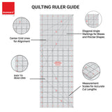 Isomars A3 Self-Healing Cutting Mat with 18 Inch Quilting Ruler & Rotary Cutter Set | Fabric Cutting Kit for Sewing, Tailoring, Quilting, Patchwork, Fashion Designing & Crafts