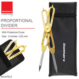 Isomars 9 Inch Proportional Drafting Divider for Ratio Transfer Drawing