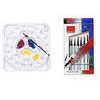 Isomars Colour Mixing Palette Square with Round Brush Set of 7 Artist Combo