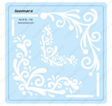 Isomars Decorative Swirl Designing Template for Art and Craft Projects
