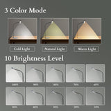 Isomars Dimmable Desk Light with 3 Color Modes and 10 Brightness Levels