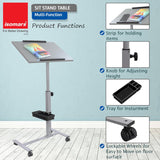 Isomars Ergonomic Work From Home Study Desk with 360 Degree Adjustable Angle