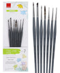Isomars Fineline Spotter Brush Set Of 7 For Miniature Painting And Fine Detailing