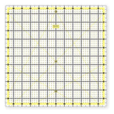 Isomars Garment Quilting Ruler 12 x 12 Inch Clear Acrylic Sewing Scale
