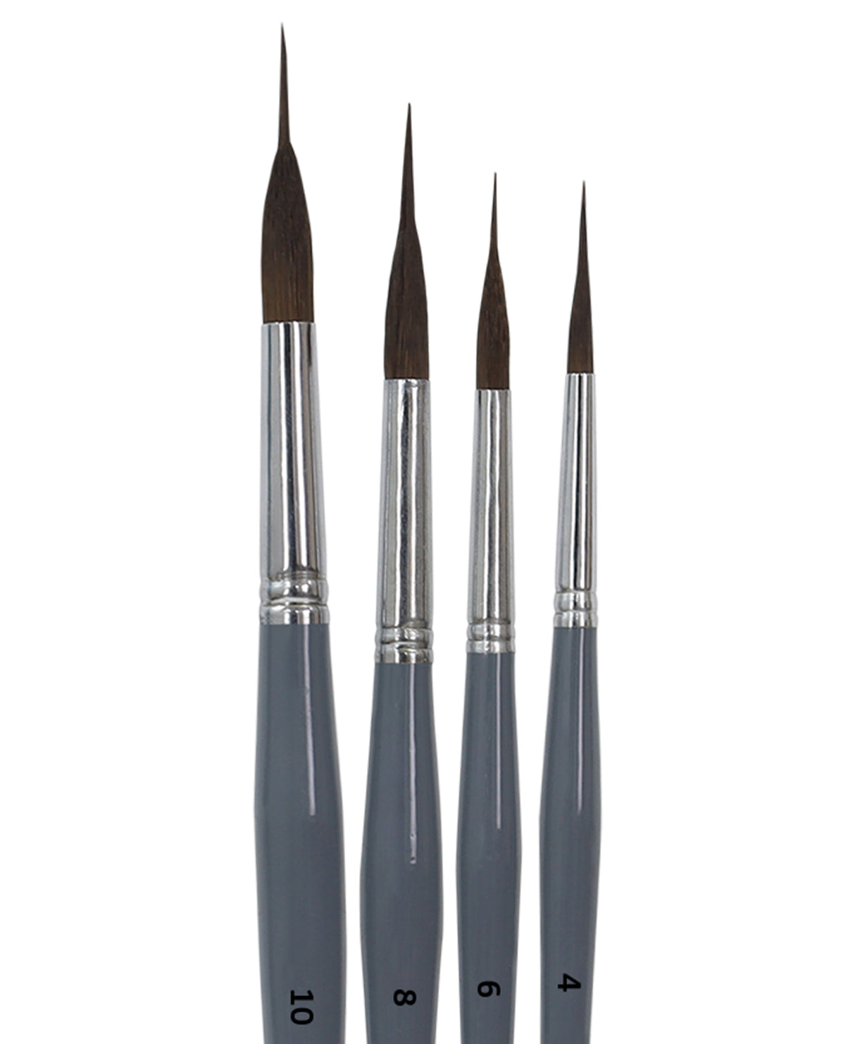 Isomars Needle Liner Brush Set Of 4 For Fine Detail Watercolor And Acrylic Painting