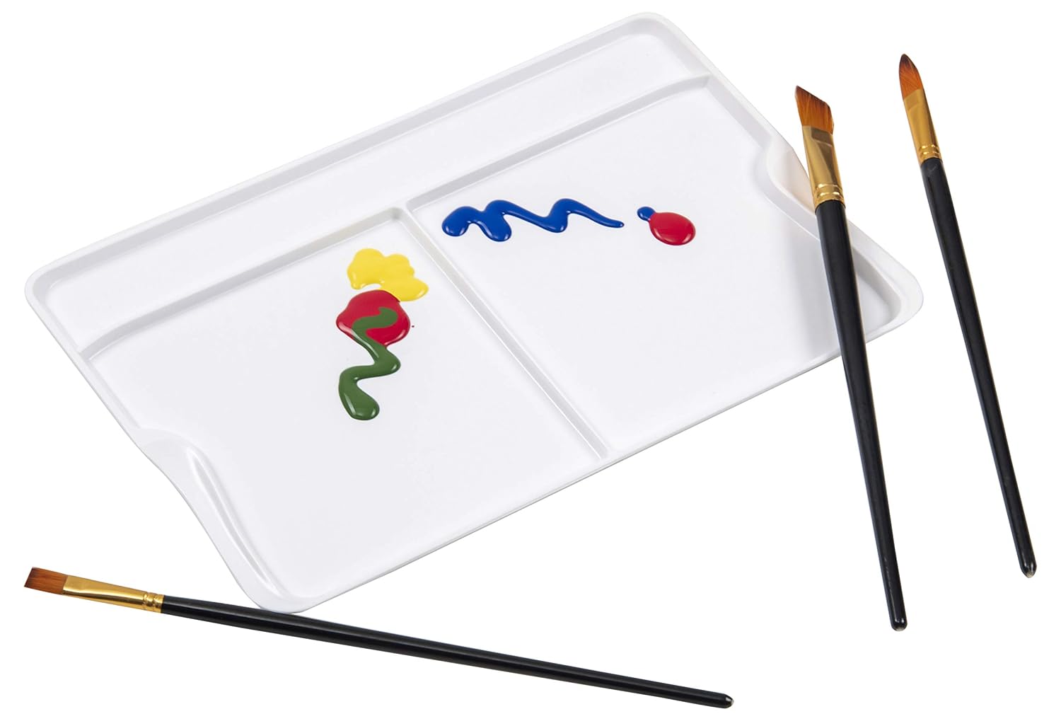 Isomars Peel Off Colour Palette with Free Painting Knife | Plastic Paint Mixing Tray for Acrylic, Oil & Watercolor Painting | Reusable Non-Stick Artist Palette – 35 x 23 cm