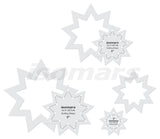 Isomars Quilting Patchwork Shape Scale Template Set of 3 Beginner Quilting Rulers