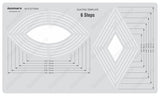 Isomars Quilting Template 6 Steps Article 28 Acrylic Quilting Stencil
