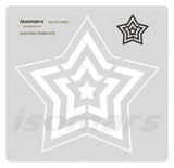 Isomars Quilting Template Acrylic Fabric Cutting and Patchwork Design Tool