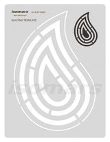 Isomars Quilting Template Acrylic Sewing and Fabric Cutting Stencil