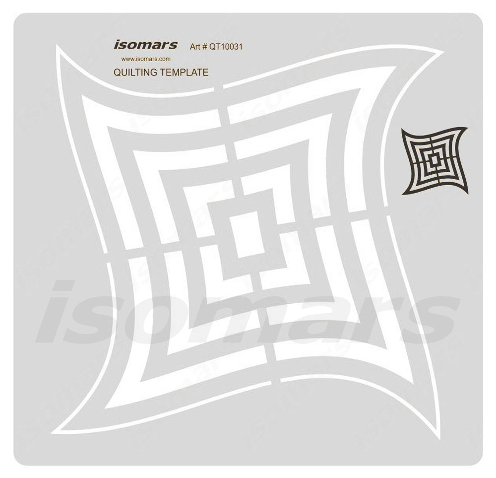 Isomars Quilting Template Article 3 Acrylic Quilt Motif Tracing Tool