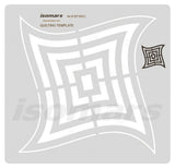 Isomars Quilting Template Article 3 Acrylic Quilt Motif Tracing Tool