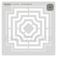 Isomars Quilting Template Article 6 3mm Thick Acrylic Sewing Stencil