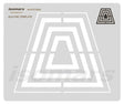 Isomars Quilting Template Patchwork Design Tool Transparent Acrylic Stencil