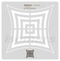 Isomars Quilting Template Sewing Design Tool Transparent Acrylic Stencil