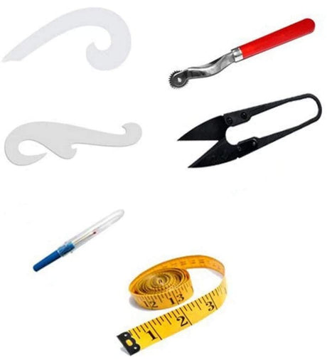 Isomars Sewing Kit Set of 7 for Tailoring and Fashion Designing
