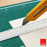 Isomars A3 Self-Healing Cutting Mat with 12 Inch Aluminium Scale & Jumbo Paper Cutter | Precision Cutting Kit for Paper Craft, Artwork, Office, School & DIY Projects