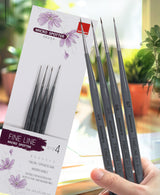 Isomars Professional Micro Detail Brushes For Miniature Art And Creative Artwork