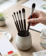 Multi-Size Professional Filbert Paint Brushes For Artists Students And Beginners