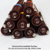 Precision Steel Tip Technical Pen for Mandala Art and Detailed Line Work