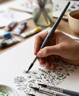 Professional Fine Line Art Brushes For Miniature Painting And Illustration Work