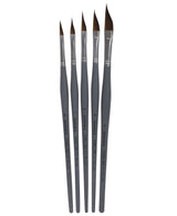 Professional Synthetic Taklon Hair Brushes For Blending And Petal Detailing