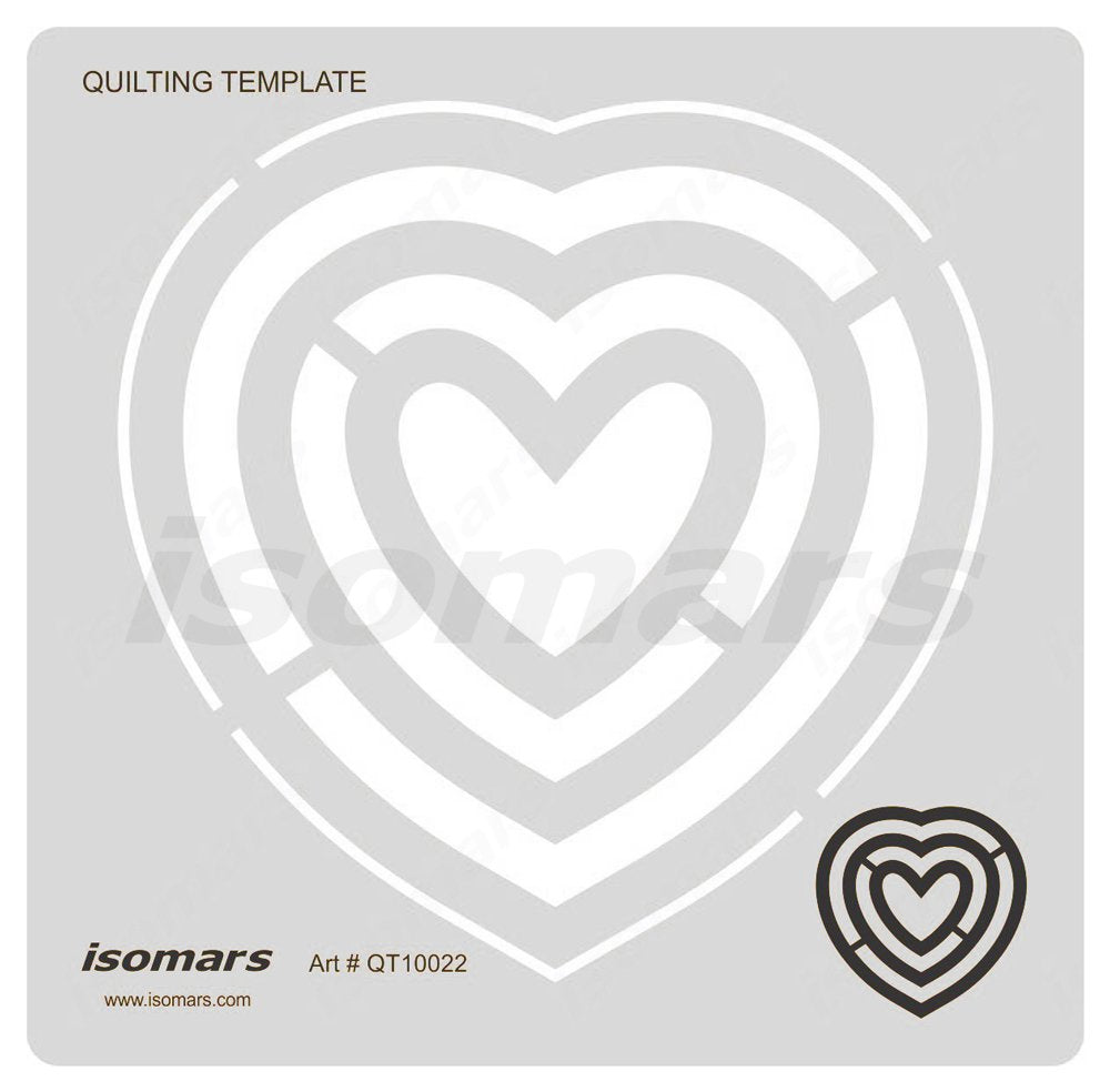Isomars Quilting Template Acrylic Stencil