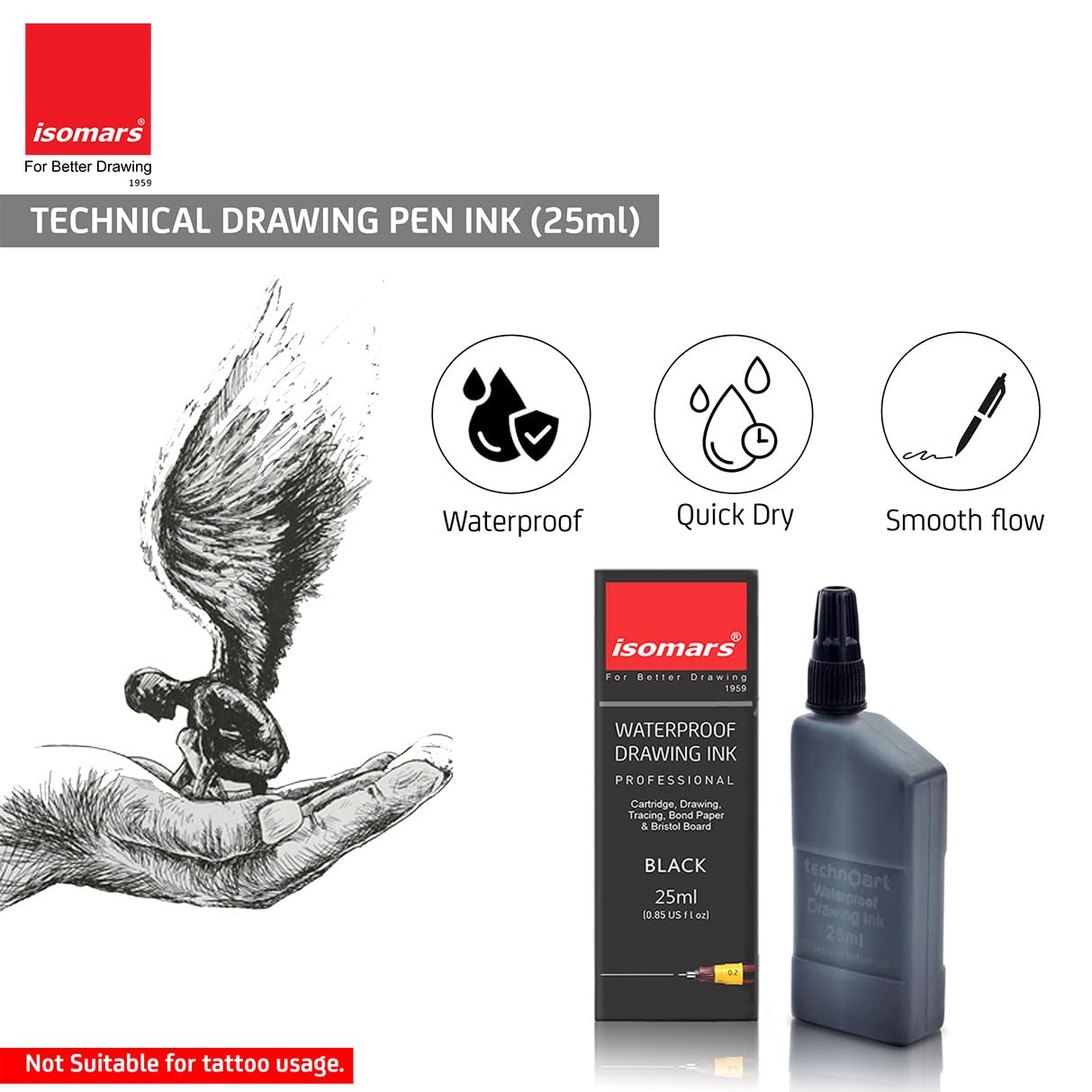 Refillable Precision Drawing Pen For Sketching Mandala Art And Design Projects