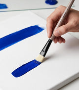 Professional Oval Tip Filbert Paint Brush Set of 4 for Acrylic and Oil Artists