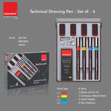 Technoart Technical Drawing Pens (Set of 4)