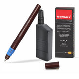 Isomars Technoart 0.4mm Fineliner Pen with Waterproof Black Drawing Ink