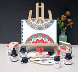 White Pigmented India Drawing Ink for Calligraphy Technical Drawing and Illustration