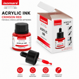 Acrylic Ink 35ml - Red – Waterproof, Fast-Drying, Rich Pigment – Ideal for Calligraphy, Drawing, Painting, and Mixed Media Art - Isomars