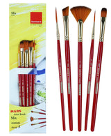 Artist Mix Paint Brush (Set of 5) - Isomars