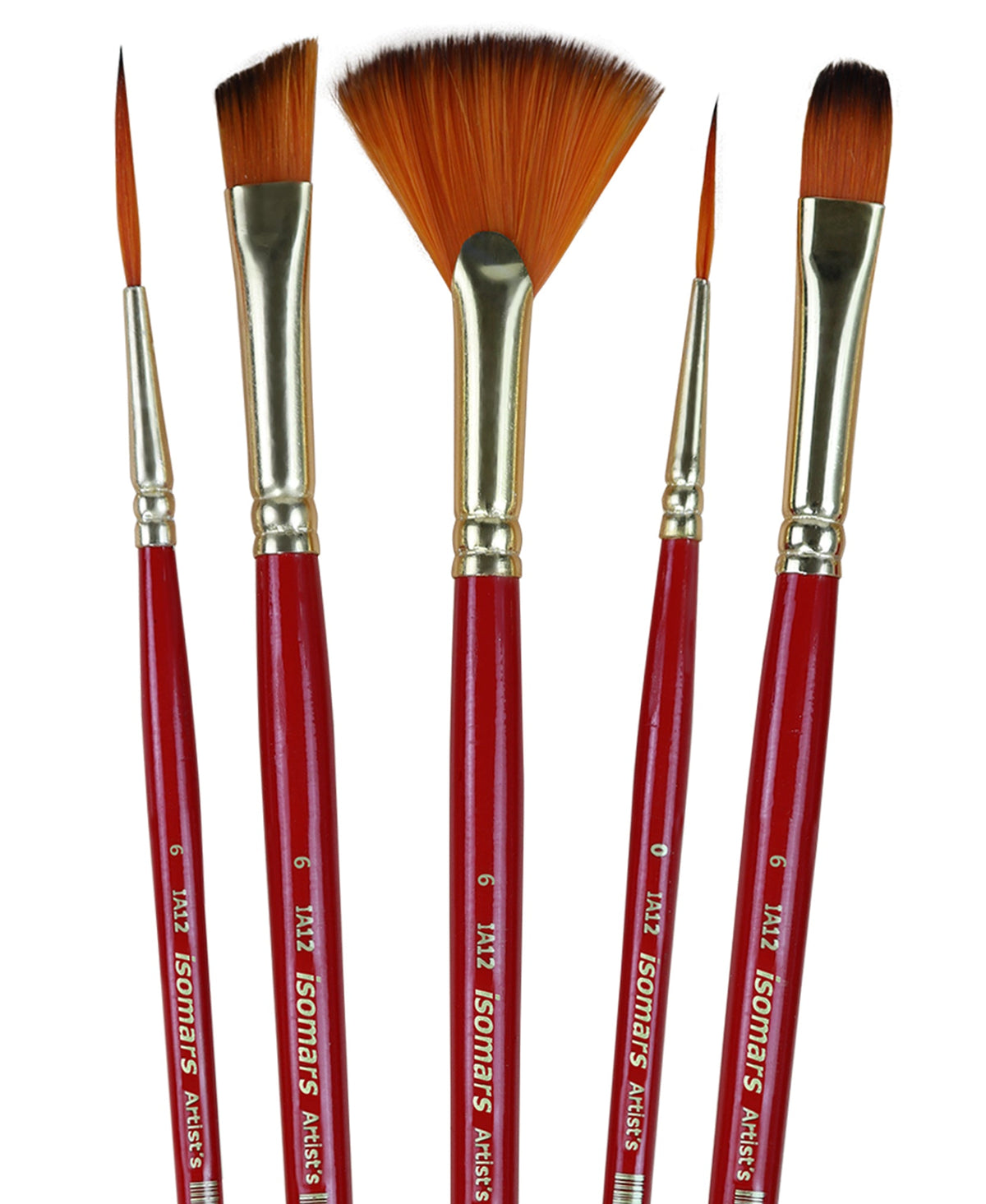 Artist Mix Paint Brush (Set of 5) - Isomars