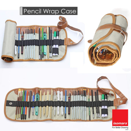 Canvas Pencil Wrap Case - Isomars