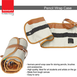 Canvas Pencil Wrap Case