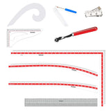 Fashion Designing Kit (Set of 9) with Free Kit Bag - Isomars